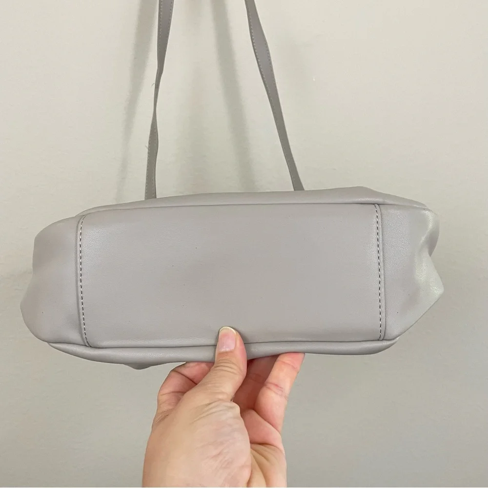 Banana Republic Gray Soft‎ Tie Strap Shoulder Bag